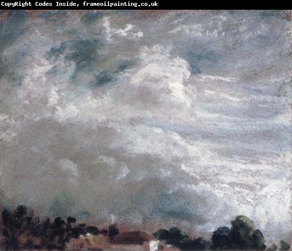 John Constable horizon of trees 27September 1821